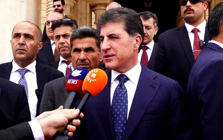 رئيس إقليم كوردستان نيجيرفان بارزاني