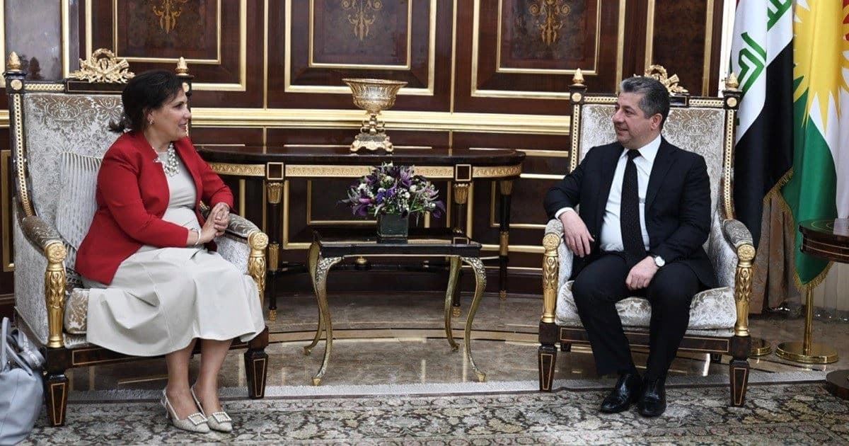مسرور بارزاني وليلى بكر