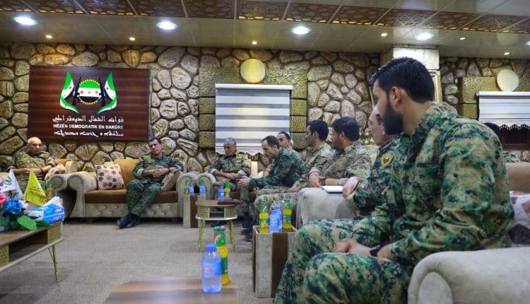 اجتماع مظلوم عبدي مع جيش الثوار وقوات الشمال الدّيمقراطي