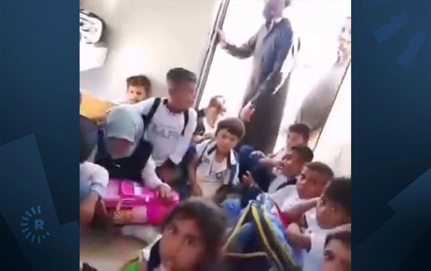 اكتظاظ تلاميذ في مدرسة بمحافظة كربلاء