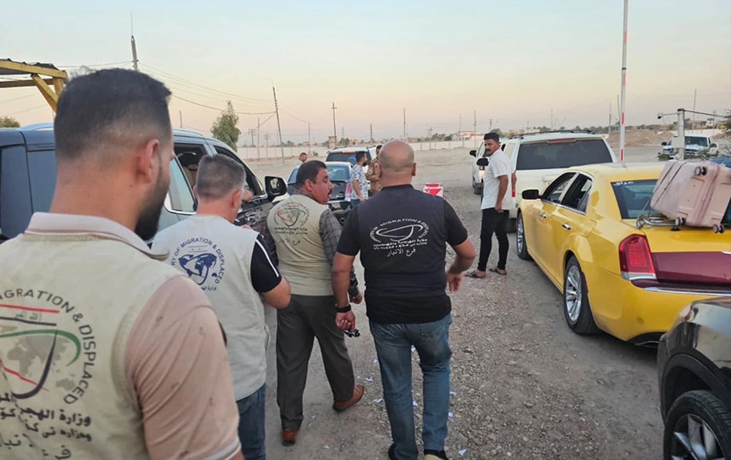 استقبال الوجبة الثانية من اللبنانيين في منفذ القائم - وزارة الهجرة العراقية