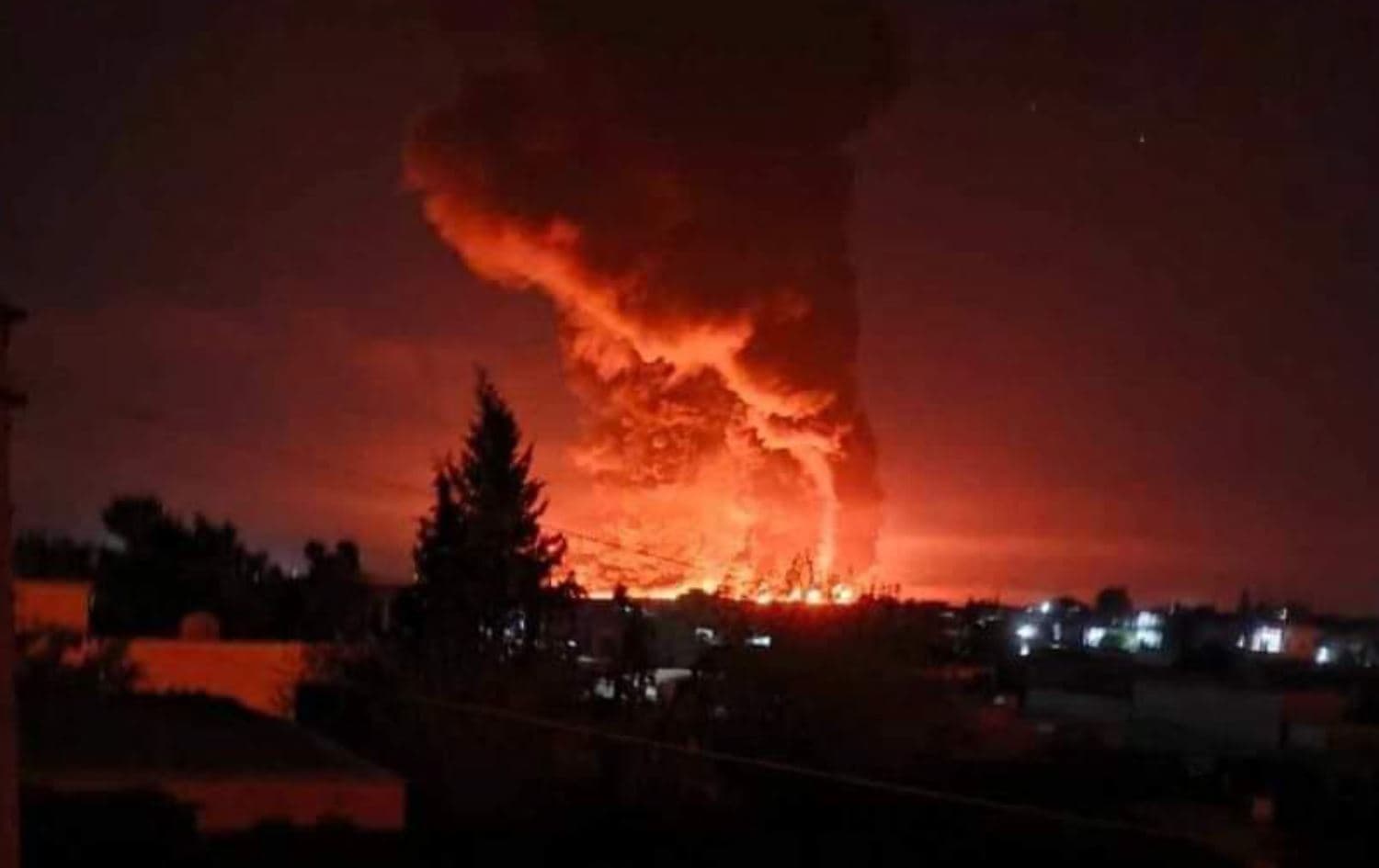 صورة من الهجمات التركية في روجافا