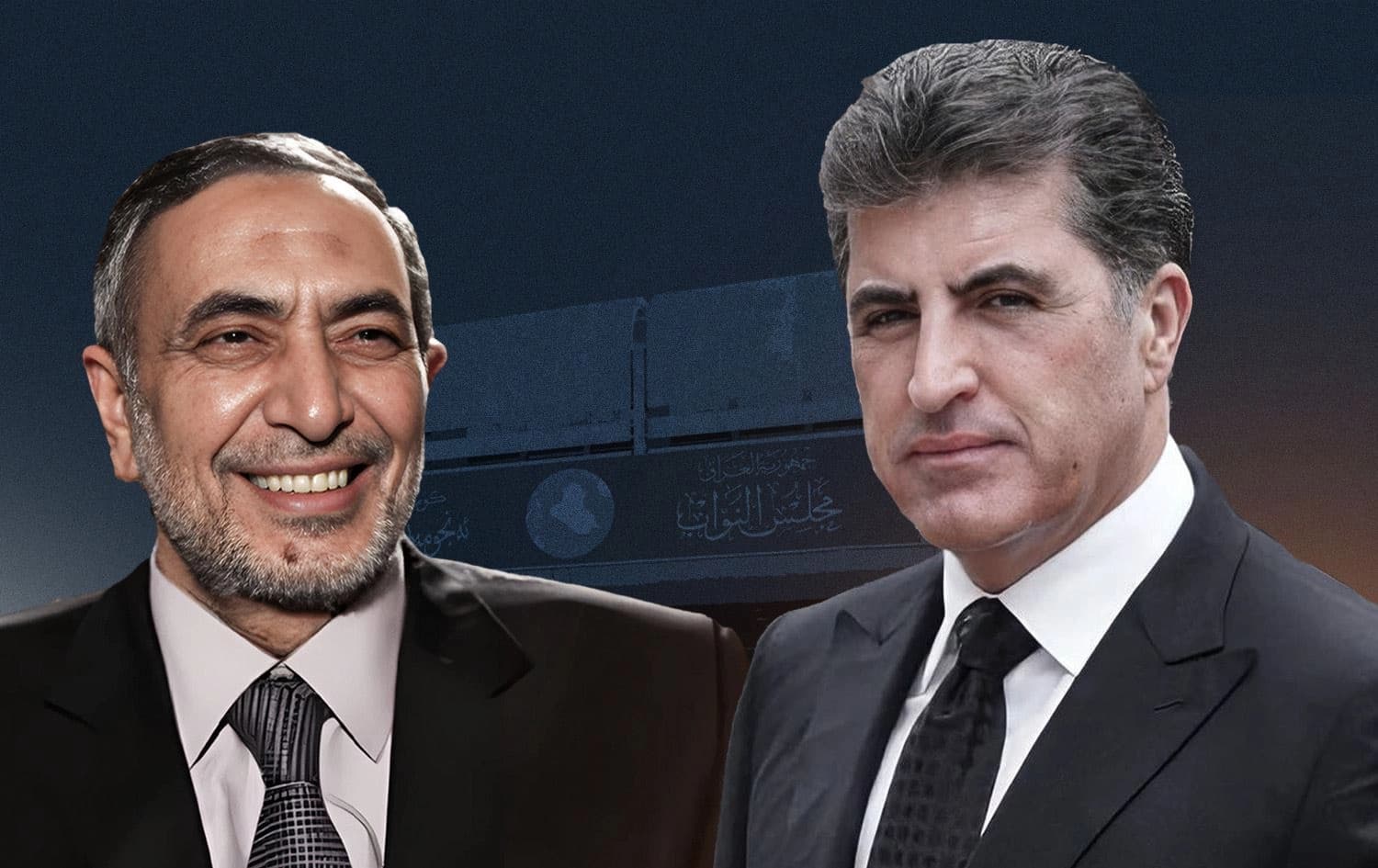 نيجيرفان بارزاني ومحمود المشهداني