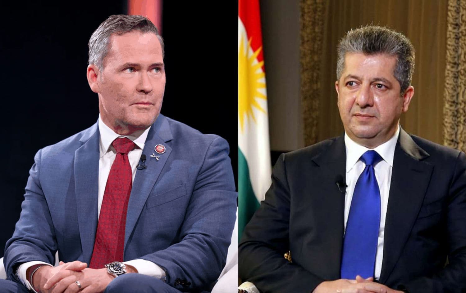 مسرور بارزاني ومايكل والتز