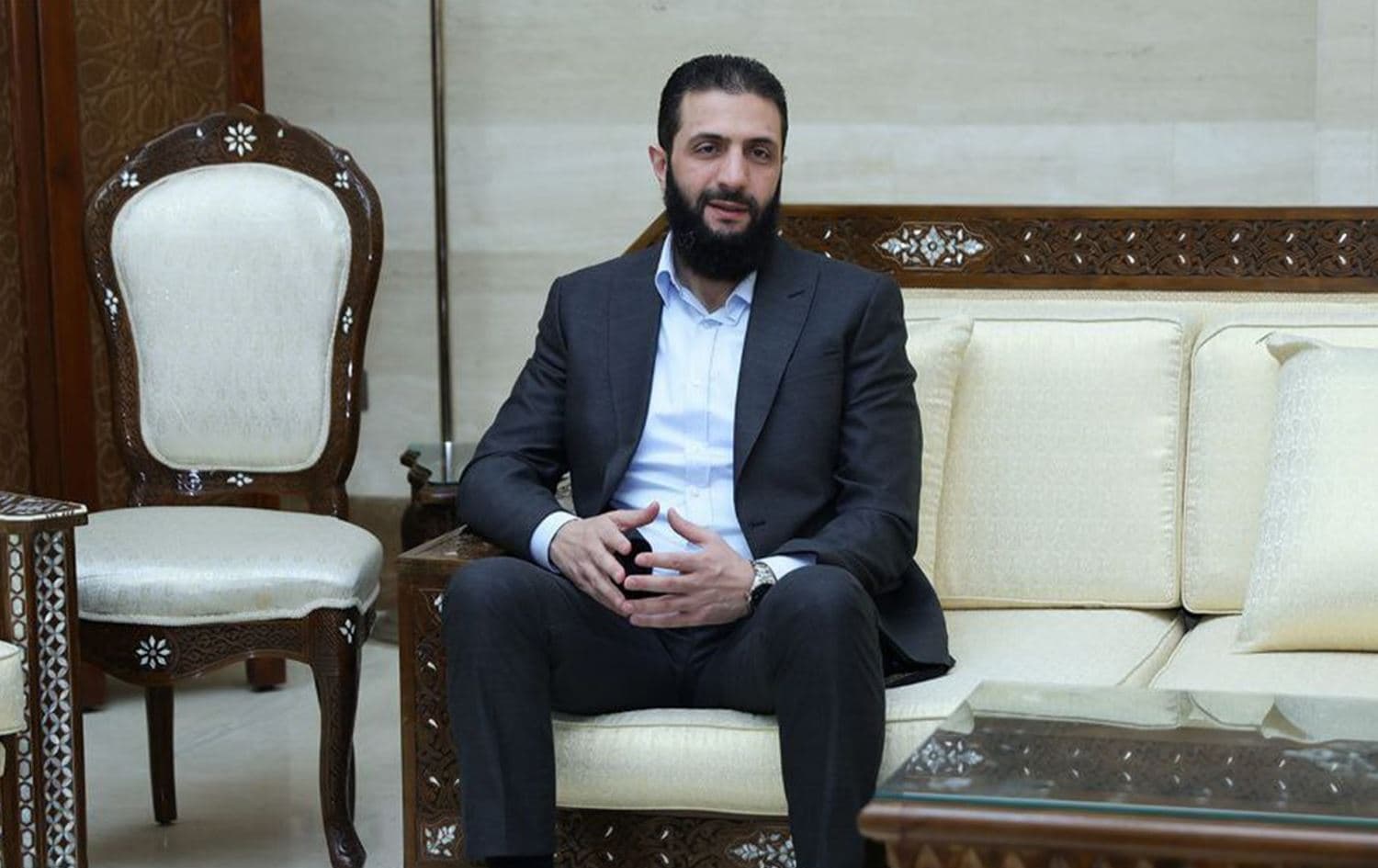 قائد الإدارة السورية الجديدة أحمد الشرع