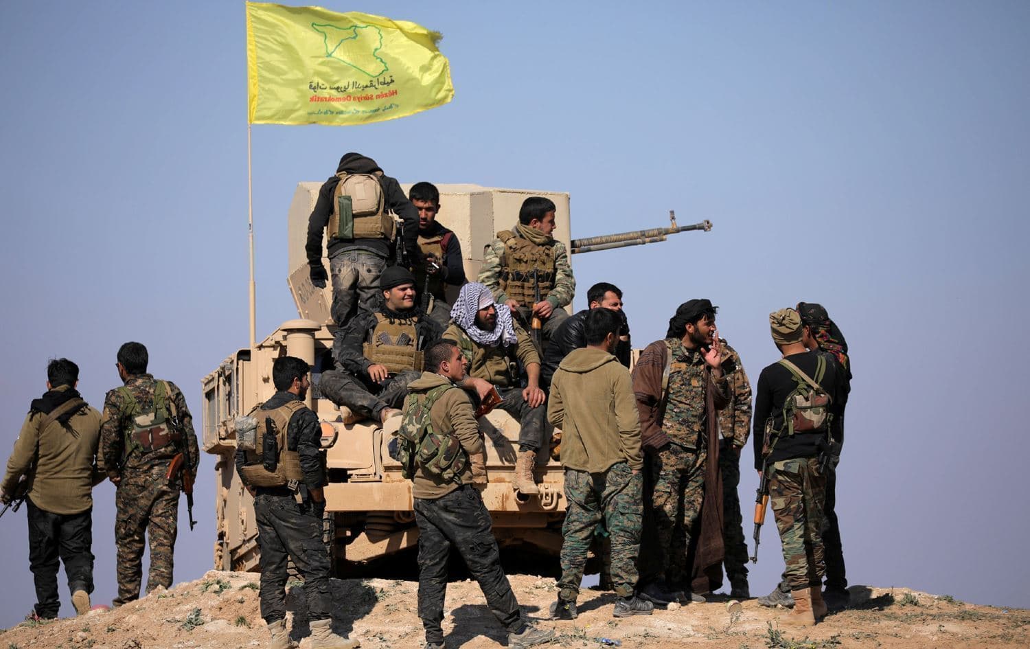 صورة أرشيفية لقوات سوريا الديمقراطية