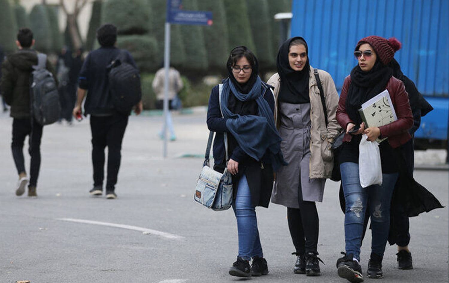 طالبات في إحدى الجامعات الإيرانية- إيرنا