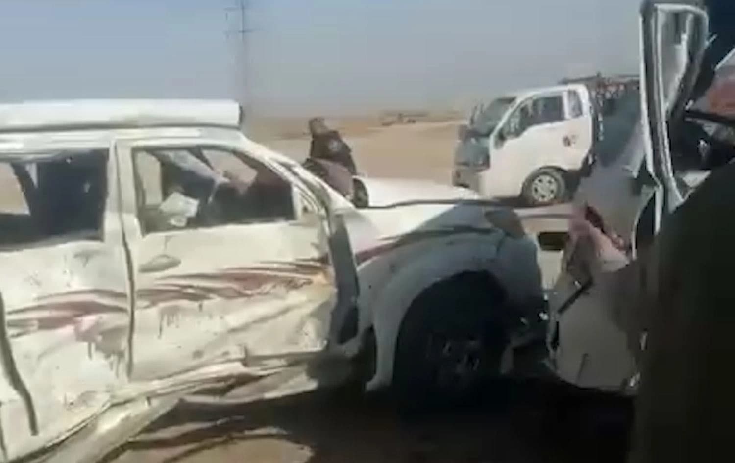 حادث مروري بين سنجار وتلعفر