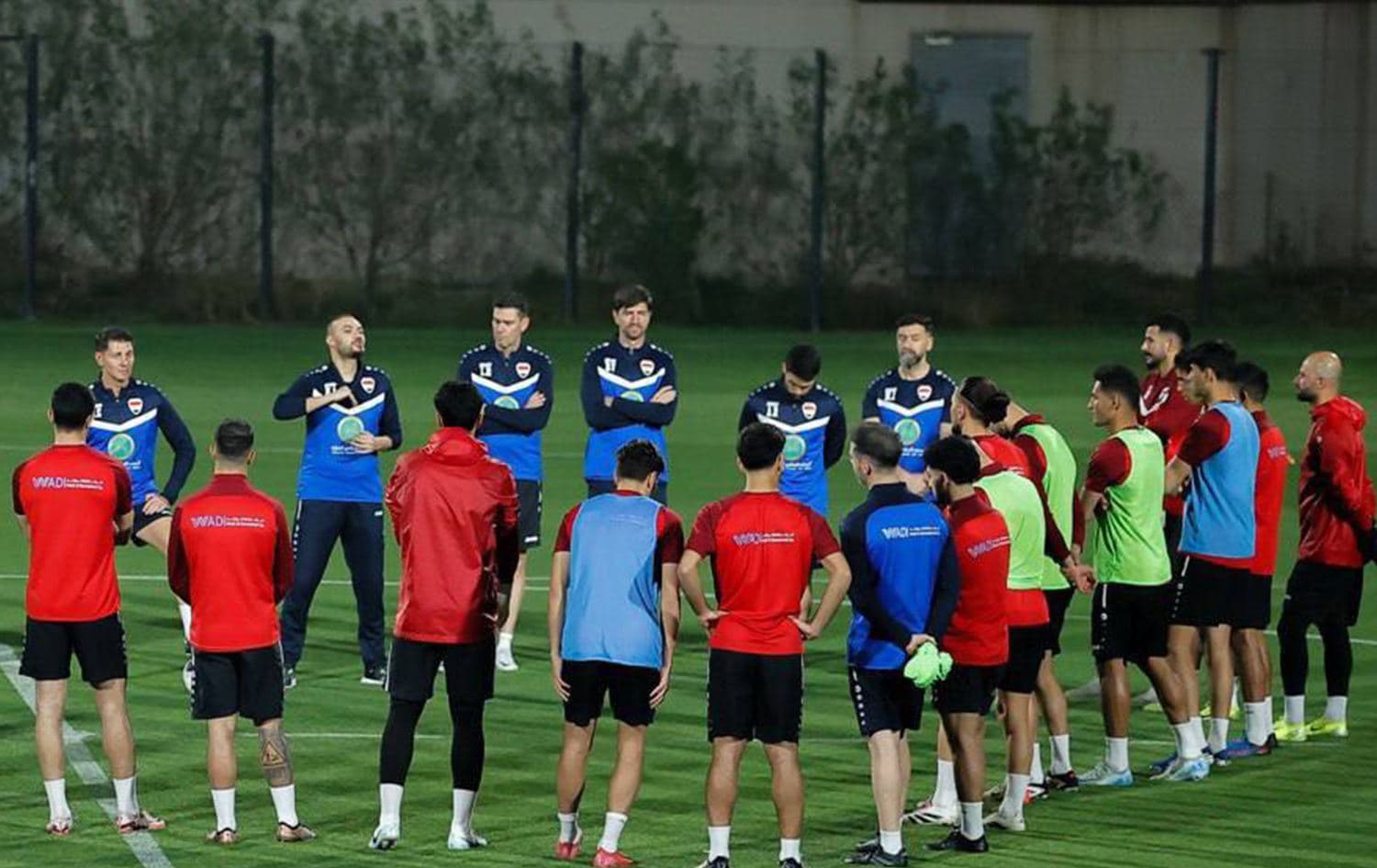 تدريبات المنتخب العراقي لمواجهة نظيره الكويتي في البصرة