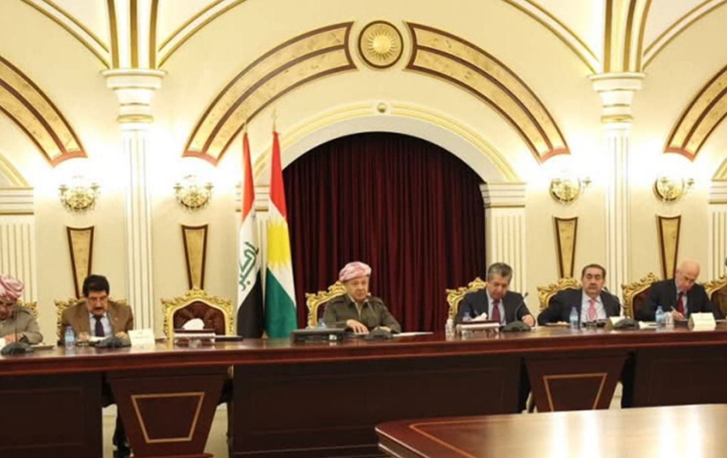 اجتماع اللجنة المركزية للحزب الديمقراطي الكوردستاني بإشراف الرئيس مسعود بارزاني