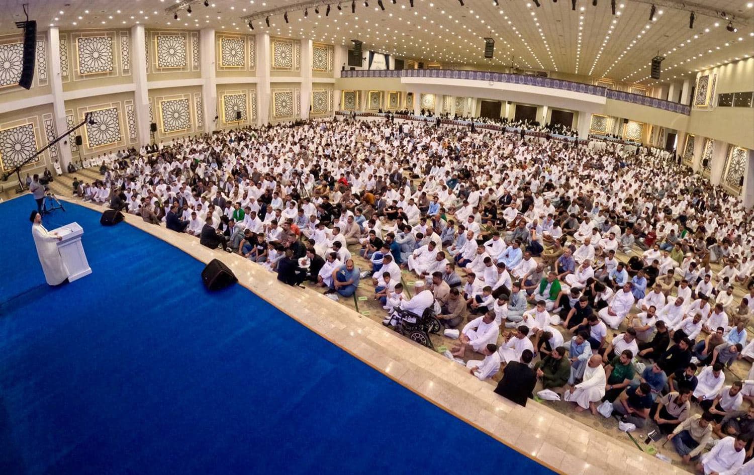 عمار الحكيم يلقي خطبة عيد الاضحى