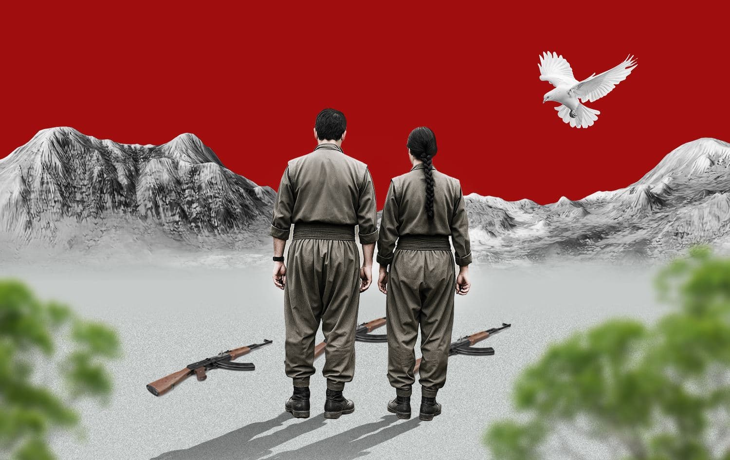 مجموعة من 20 إلى 30 من مقاتلي PKK سيضعون أسلحتهم في منطقة تابعة لإدارة رابرين المستقلة بمحافظة السليمانية، بحسب رووجاو