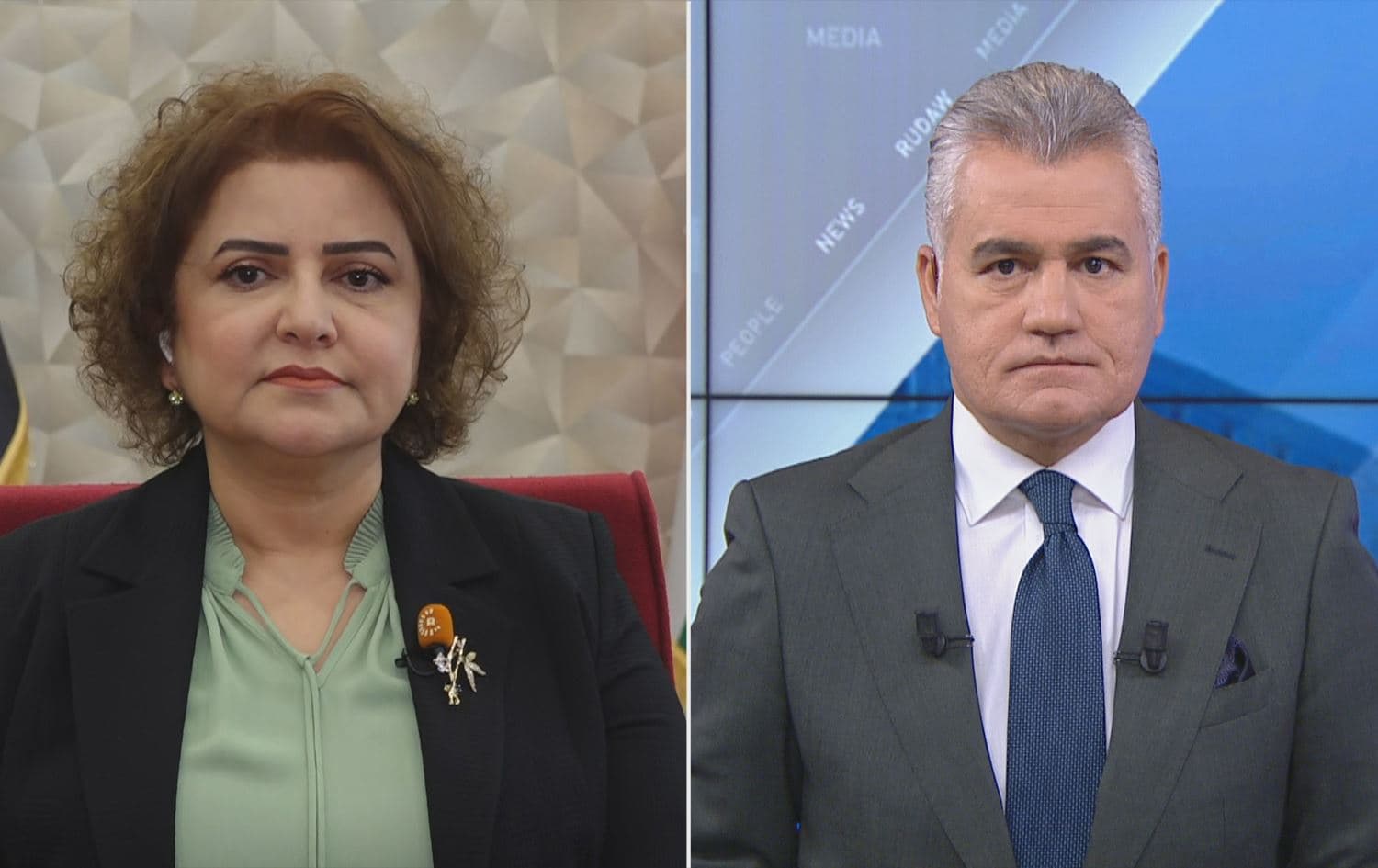 سنكر عبد الرحمن وعضو اللجنة المالية النيابية نرمين معروف