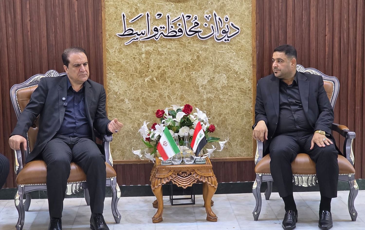 لقاء محافظي واسط وإيلام