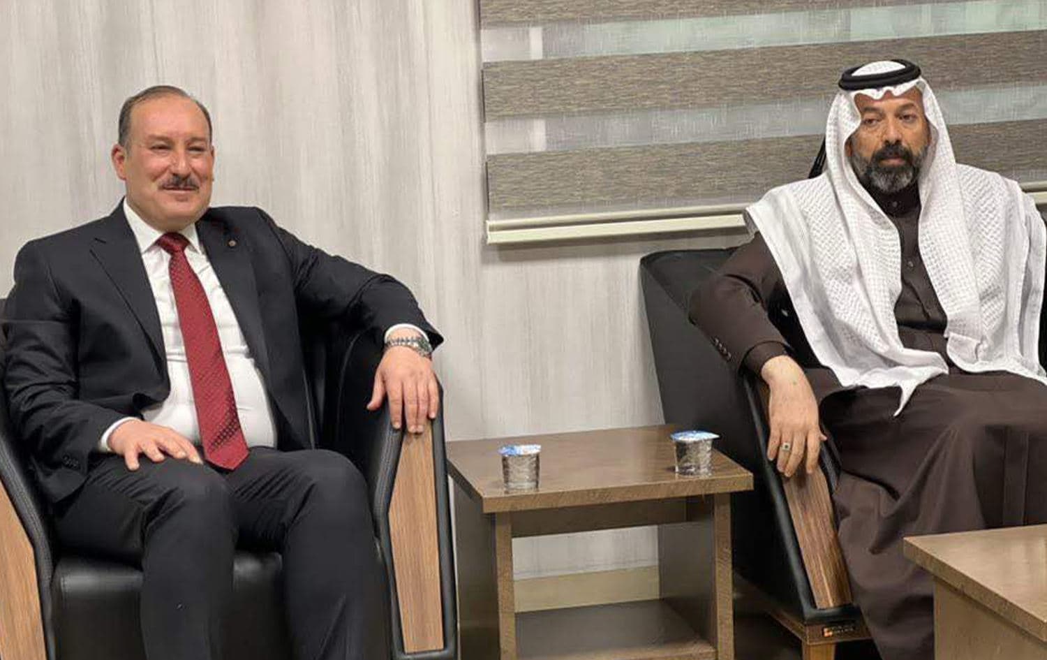 عضوا مجلس محافظة كركوك ظاهر أنور العاصي ورعد الصالح