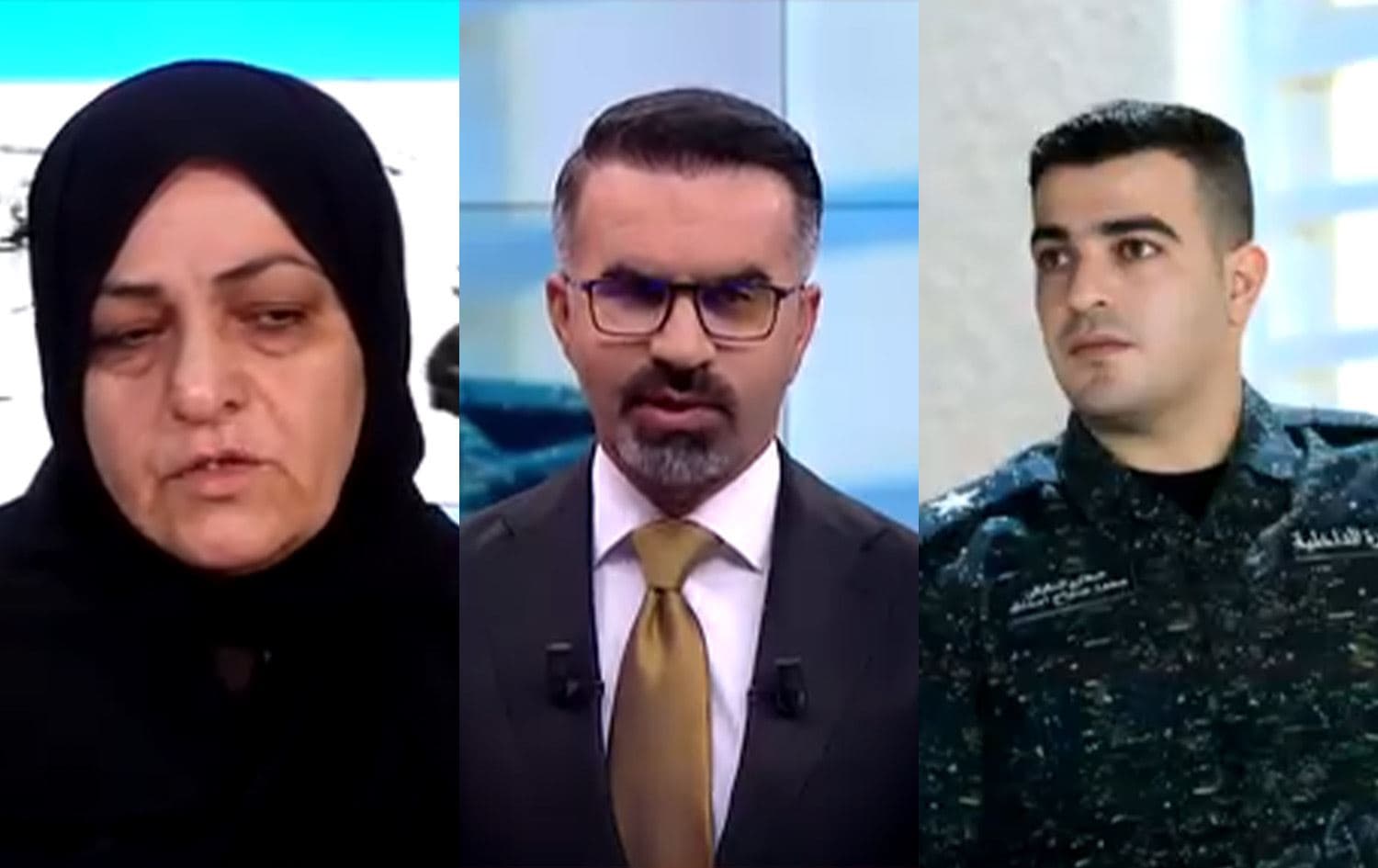 الضابط الكوردي محمد وهيوا جمال ووالدة الضابط خالدة رضا