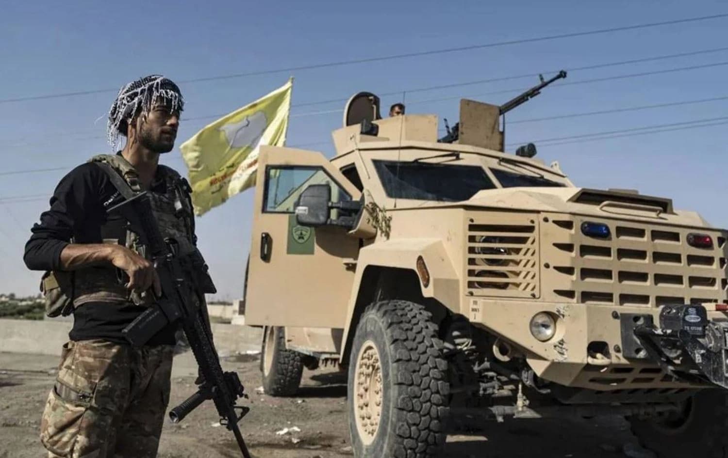 مقاتل من قوات سوريا الديمقراطية - صورة أرشيفية