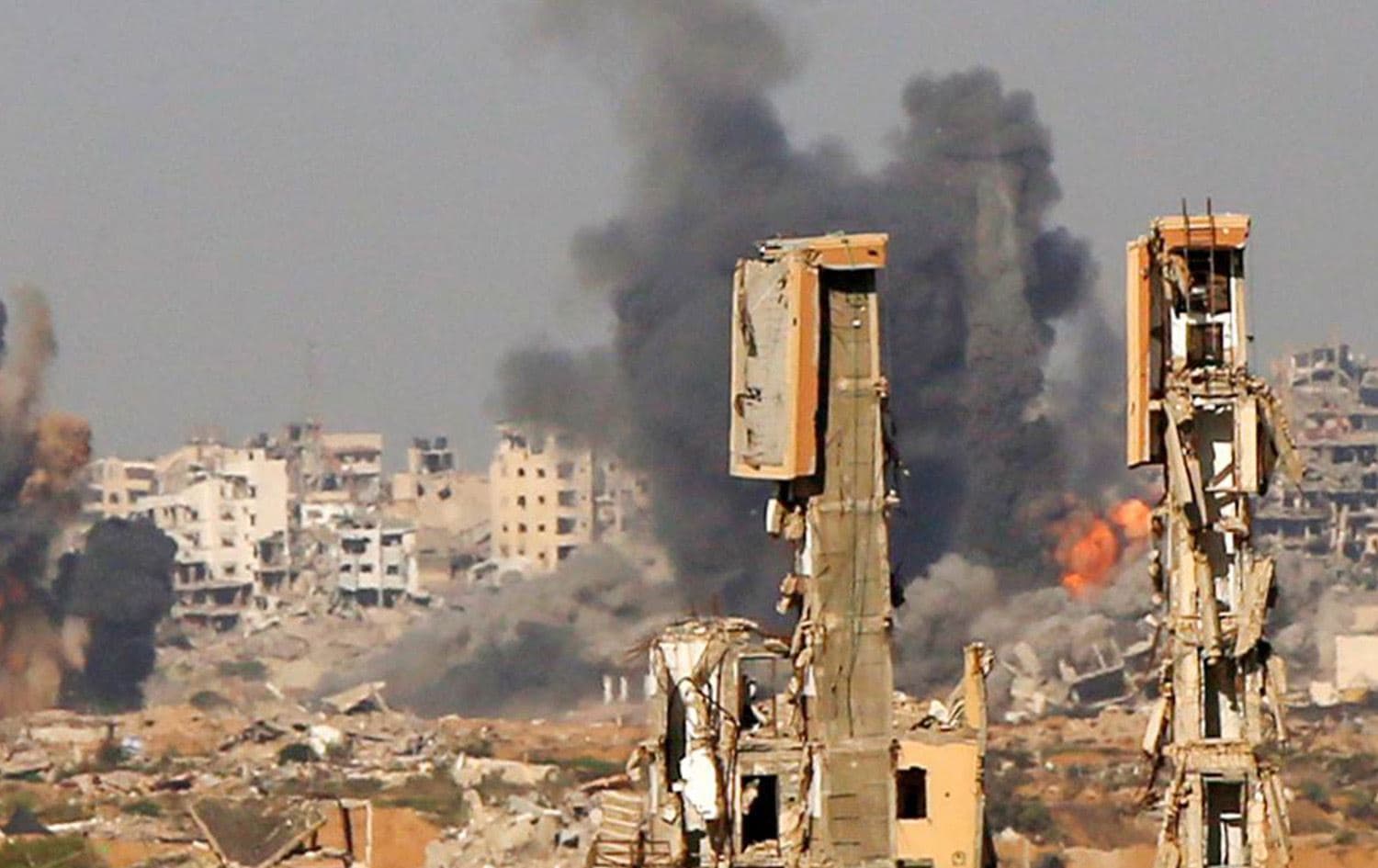 الدمار الذي خلفته الحرب في غزة- صورة أرشيفية