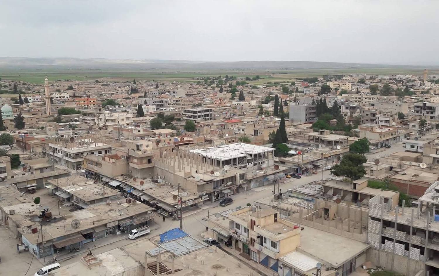 بلدة عامودا بمحافظة الحسكة