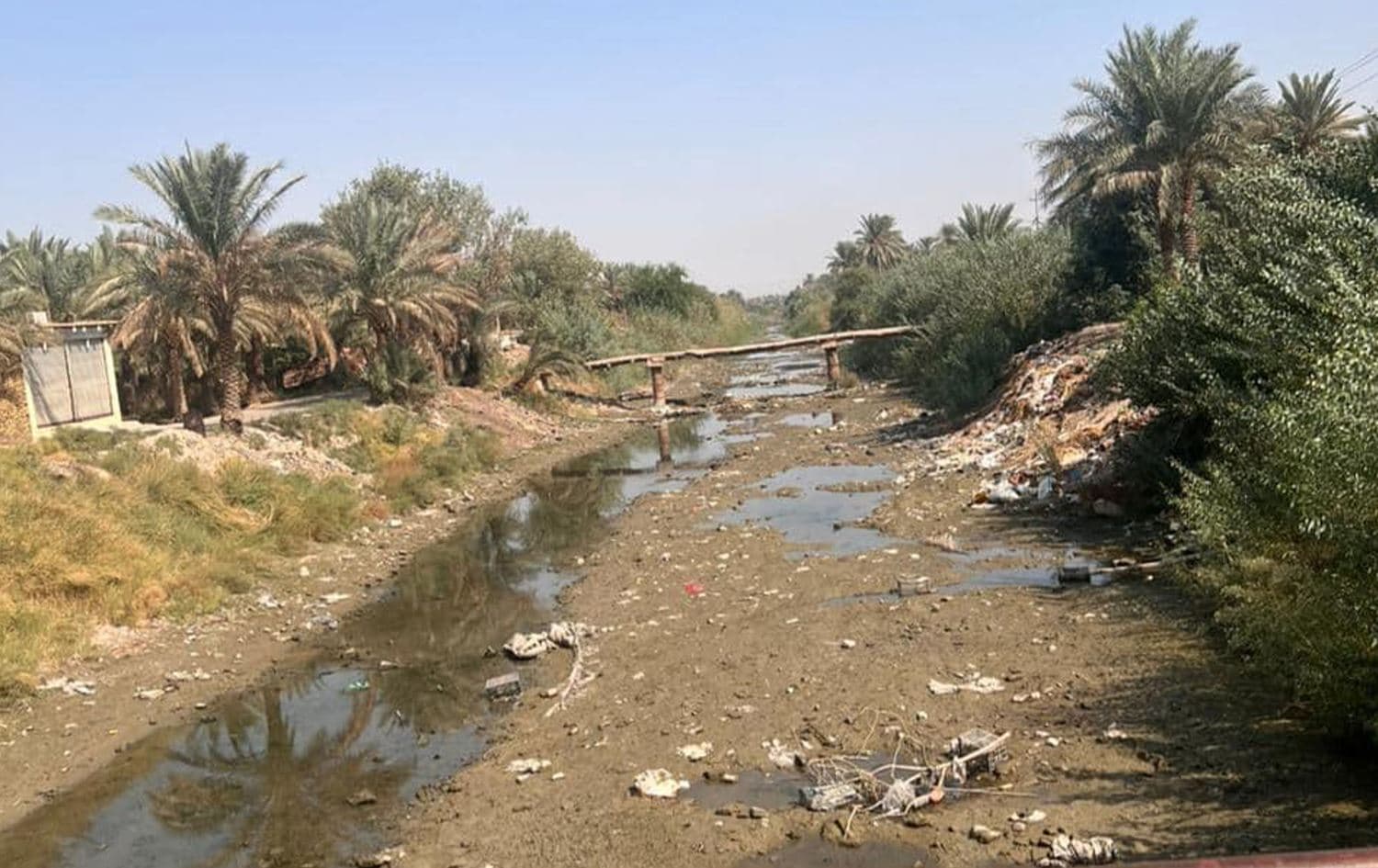 انخفاض كبير في الجداول الفرعية لأنهار محافظة النجف