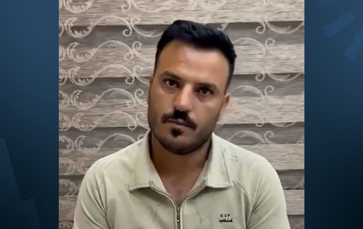 نوفل شقيق احمد خلف المعتدى عليه من قبل مهيمن الحمداني وحماياته في كركوك