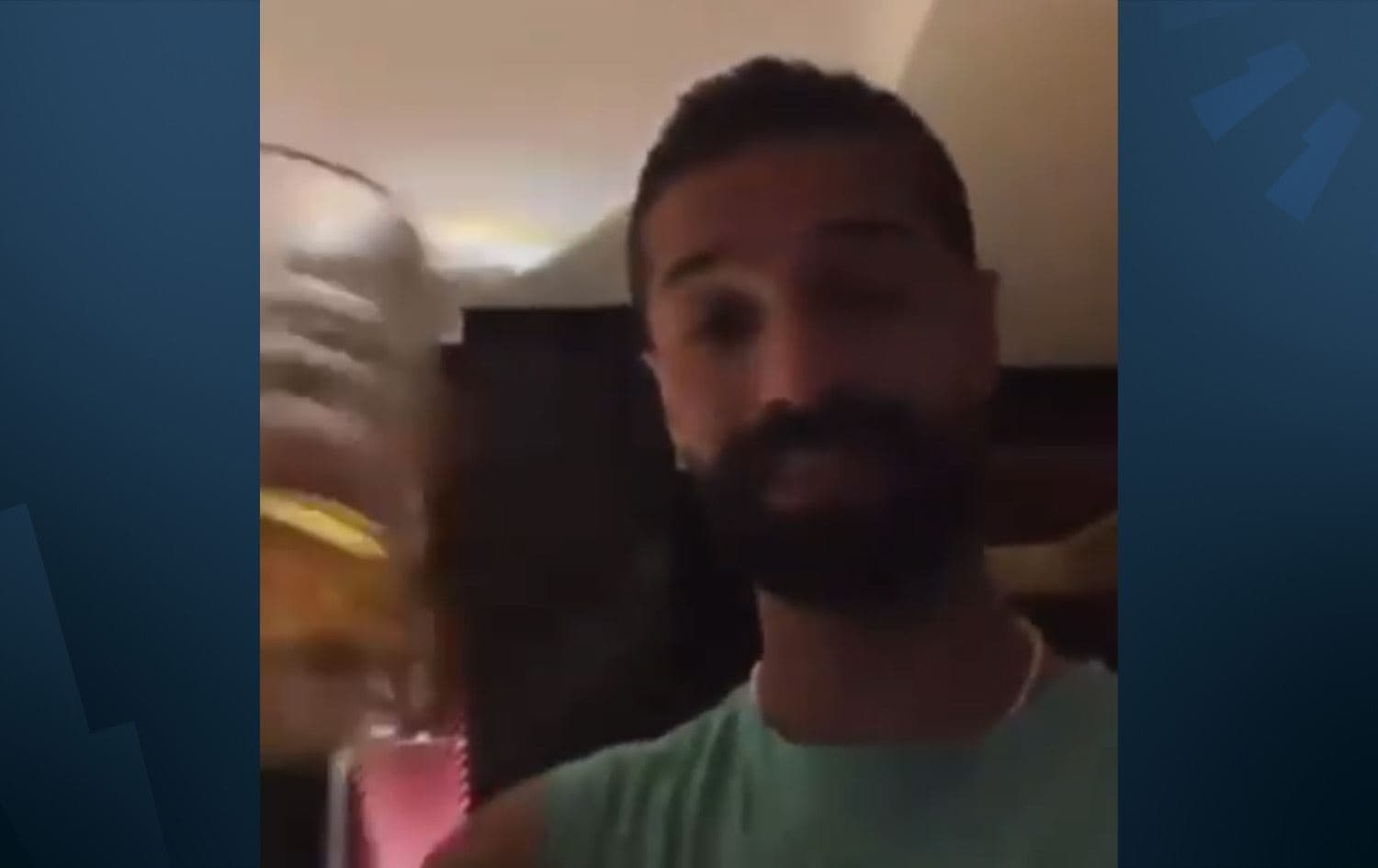 صورة اللاعب من المقطع المتداول