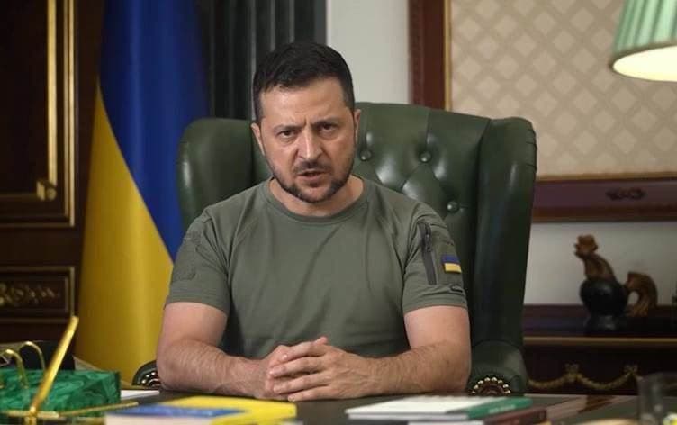 الرئيس الأوكراني فولوديمير زيلينسكي