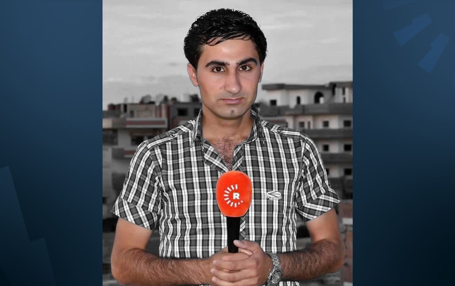 مراسل شبكة رووداو الإعلامية فرهاد حمو