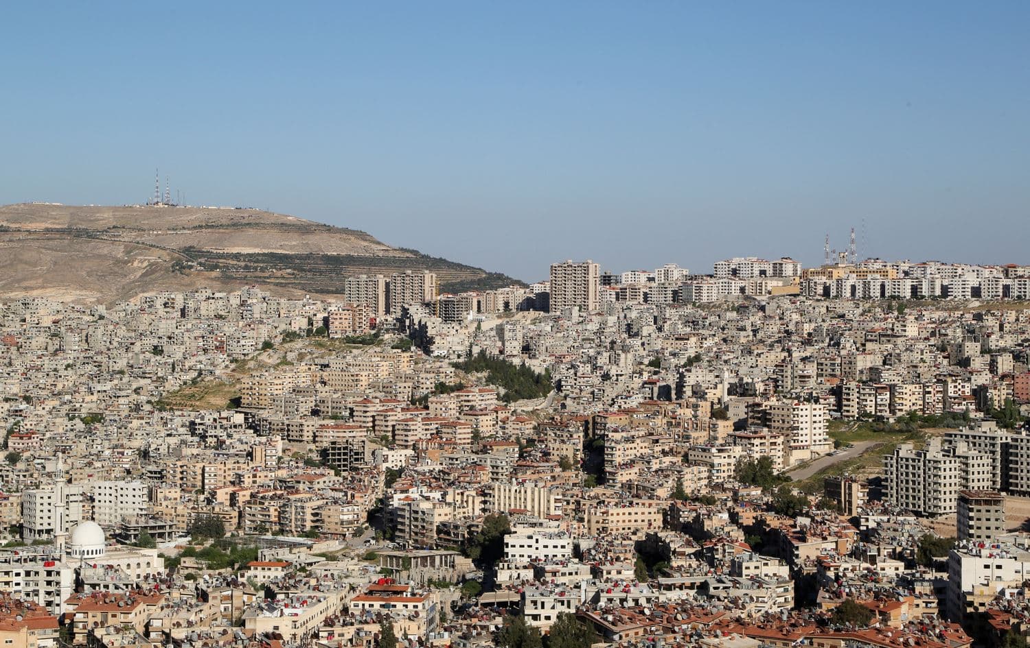 مشهد لوسط دمشق - الصورة: رويترز