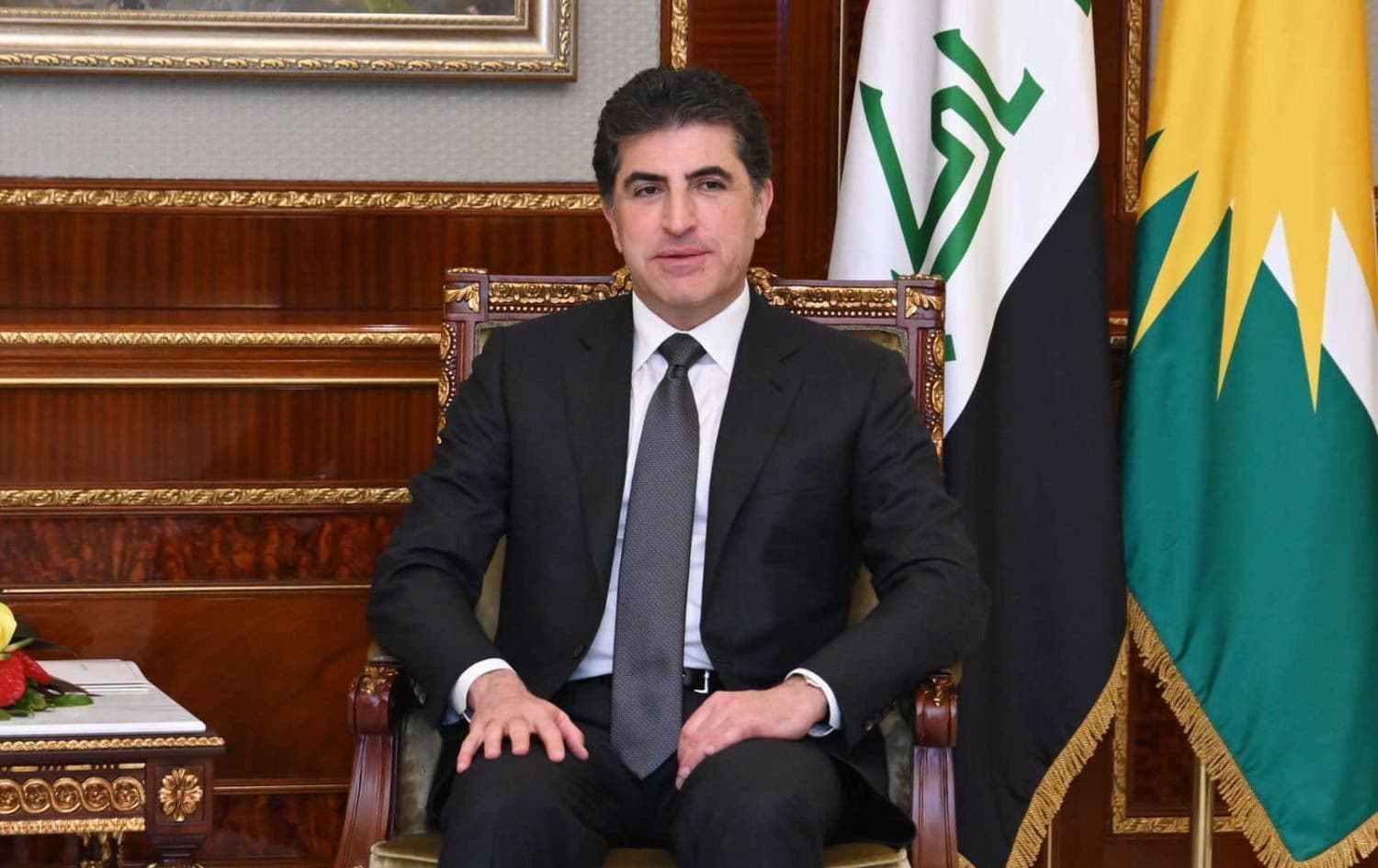 رئيس إقليم كوردستان نيجيرفان بارزاني