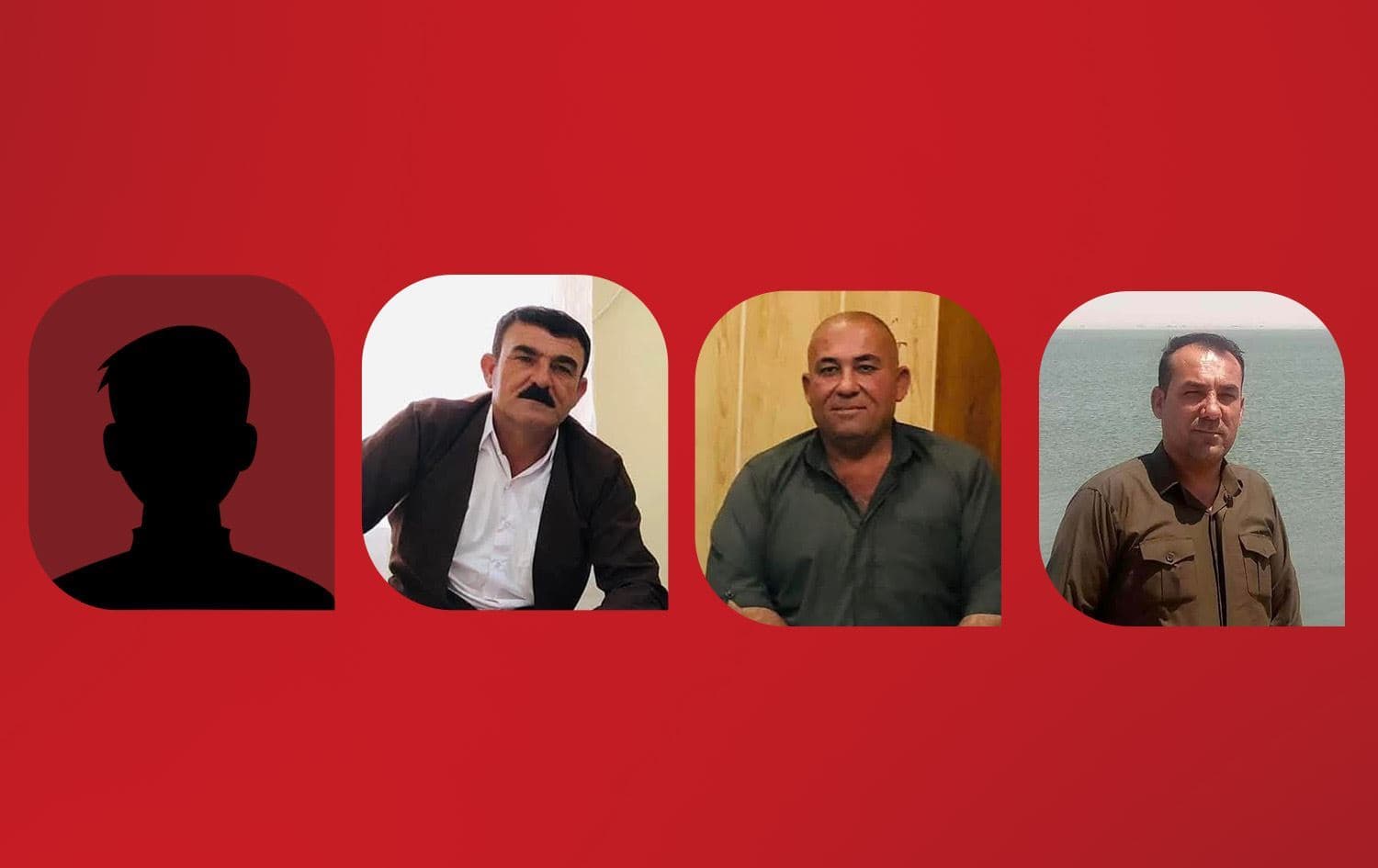 صورة ثلاثة من القتلى