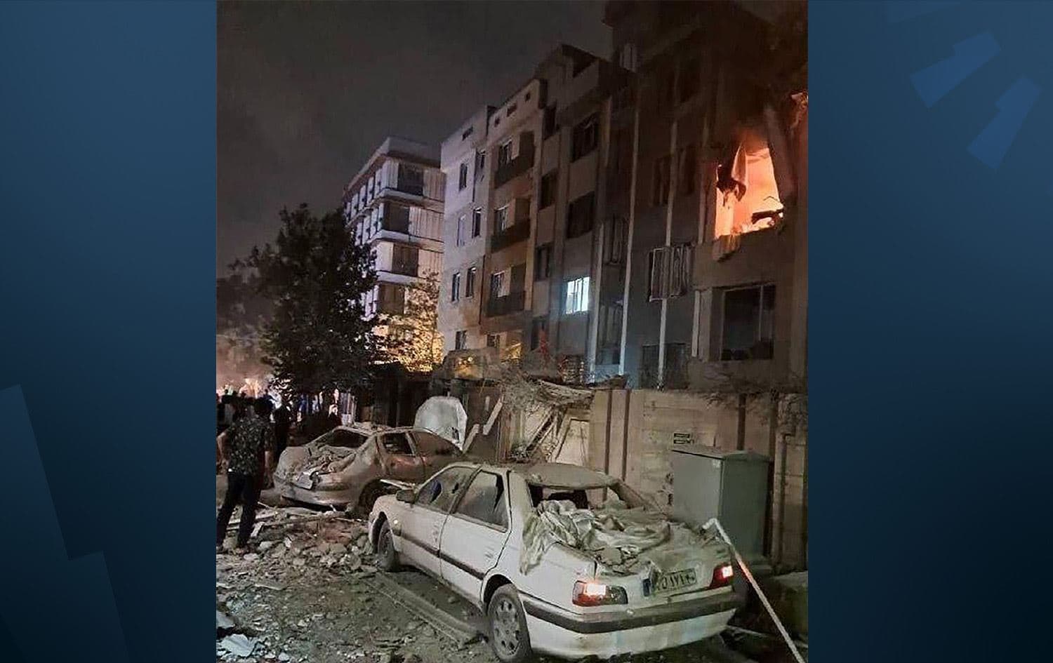 قصف إسرائيلي على طهران خلال حرب الـ 12 يوماً بين 13-24 حزيران الماضي