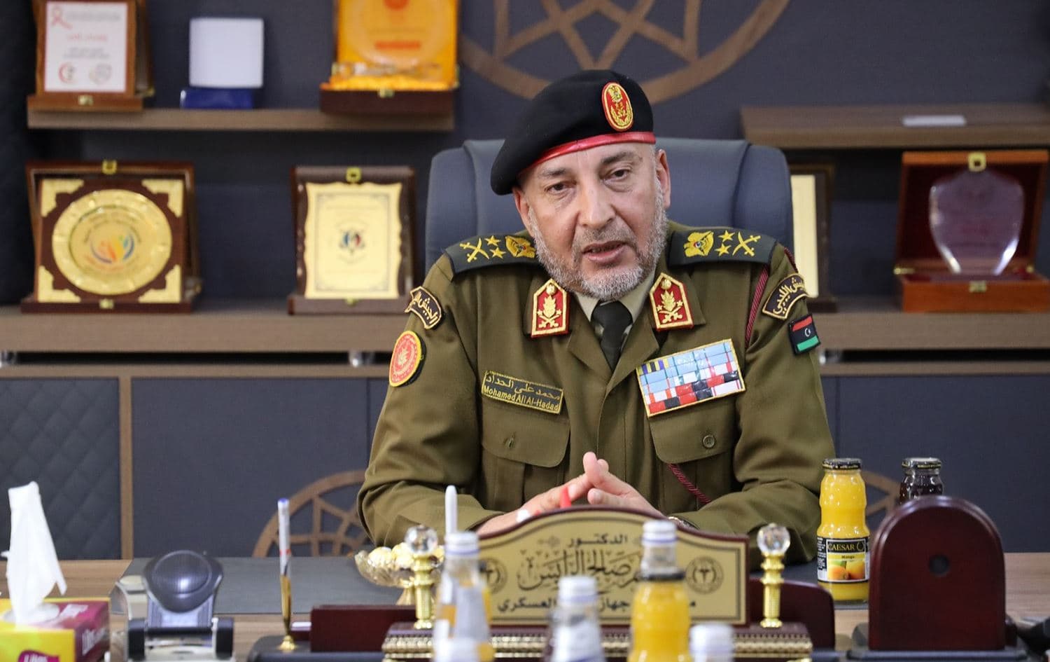 رئيس أركان الجيش الليبي الفريق أول محمد علي الحداد