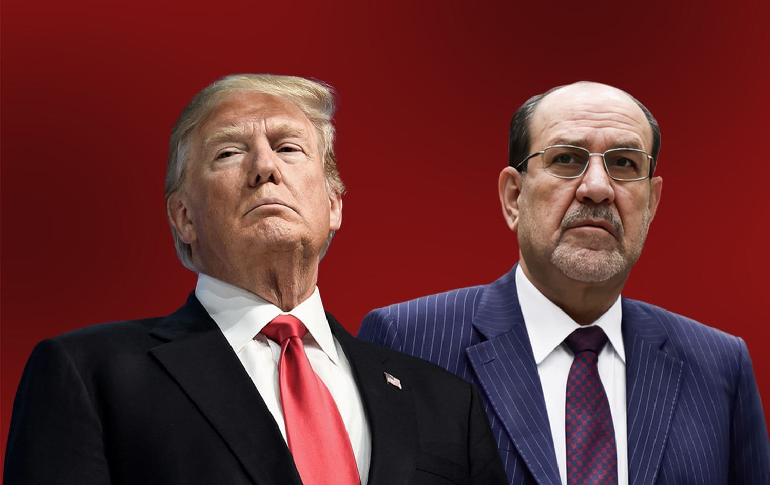 نوري المالكي ودونالد ترمب