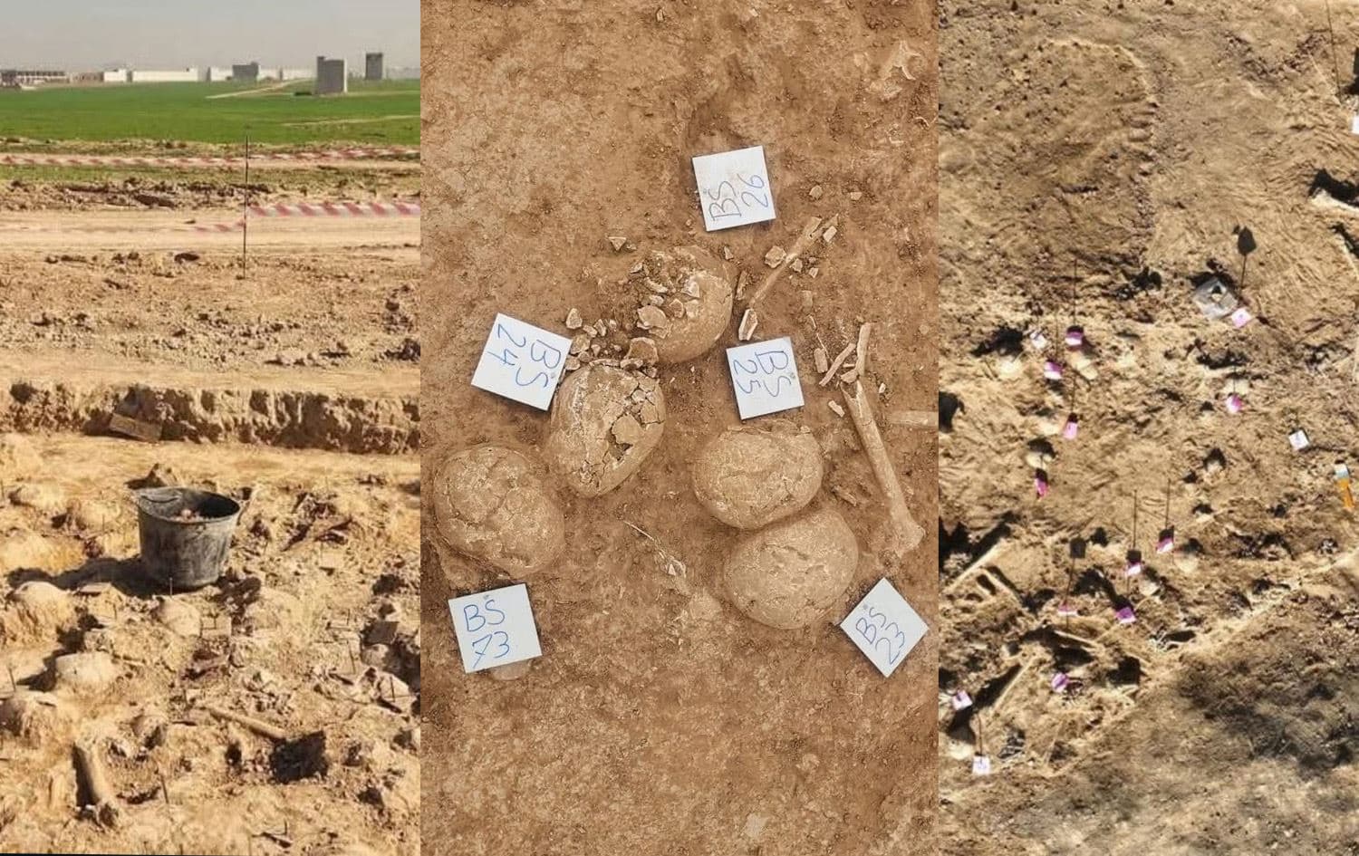 الموقع الاثري الذي تم العثور عليه في اربيل