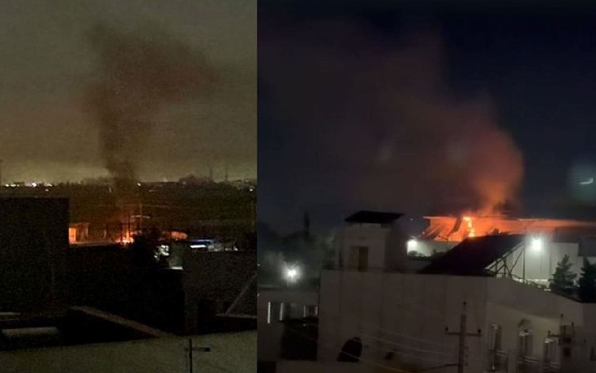 جانب من الهجمات في وقت سابق على إقليم كوردستان