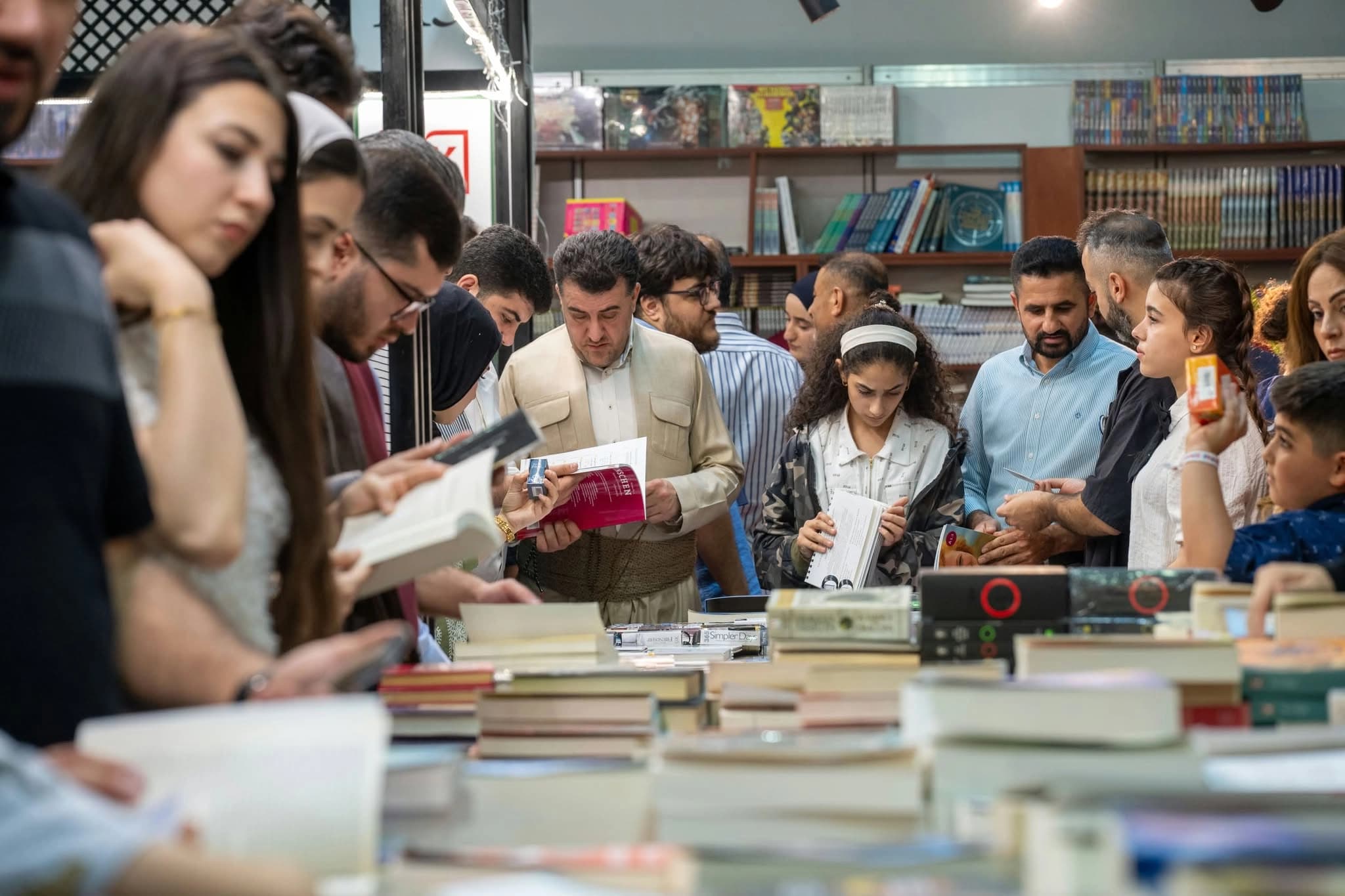 صور.. اليوم الثاني لمعرض أربيل الدولي للكتاب